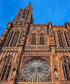 Cathédrale Notre Dame De Strasbourg paint by number