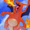 Charizard Fire Dragon paint by numbers