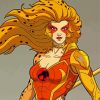 Cheetara ThunderCats paint by numbers