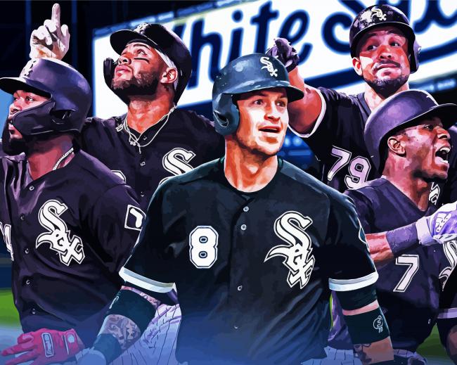 Chicago White Sox Team paint by numbers