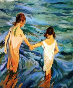 Children In The Sea Sorolla Art paint by number