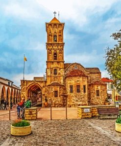 Church Of Saint Lazarus Larnaca paint by number