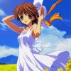 Clannad Nagisa Furukawa paint by numbers