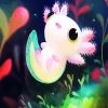 Cute Axolotl Art paint by number