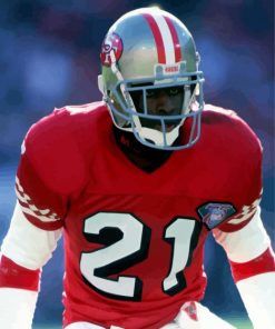 Deion Sanders American Footballer paint by numbers