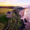 Derry Mussenden Temple Seascape paint by numbers