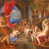 Diana and Actaeon By Tiziano paint by number
