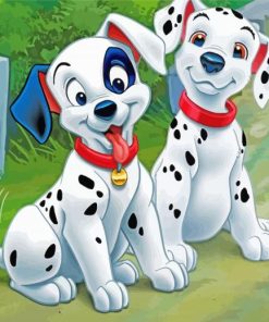 Disney Dalmatian Dogs paint by numbers