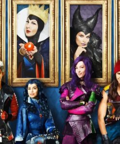 Disney Descendants Film paint by numbers