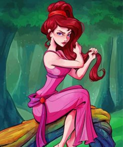 Disney Megara paint by number