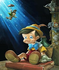 Disney Cartoon Pinocchio Movie paint by numbers