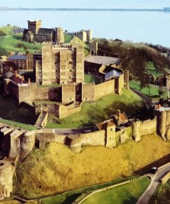 Dover castle paint by numbers