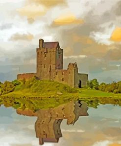 Dunguaire Castle Ireland paint by number