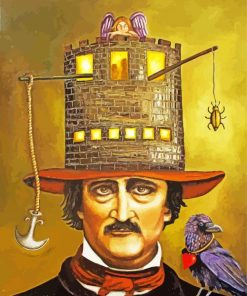 Edgar Allan Poe Art paint by numbers