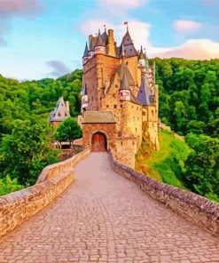 Eltz Castle Europe paint by numbers