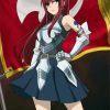 Erza Fairy Tail Anime paint by numbers