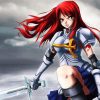 Erza Scarlet paint by numbers