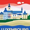 Europe Luxembourg Poster paint by number