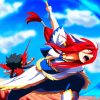 Fairy Tail Erza Scarlet paint by numbers