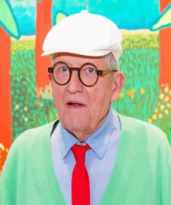 Famous David Hockney paint by number