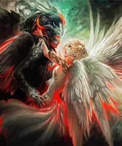 Fantasy Angel Lovers paint by number