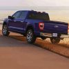 Blue Ford F150 Car paint by numbers