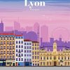 France Lyon City paint by number