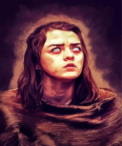 Got Arya Stark paint by number