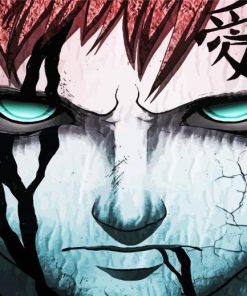 Gaara Naruto paint by number