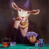 Gambling Goat paint by number