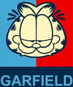 Garfield Hope Illustration paint by number