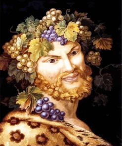 Greek Mythology Bacchus paint by number