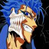 Grimmjow Jaegerjaquez Face paint by number