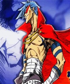 Gurren Lagann Kamina paint by number