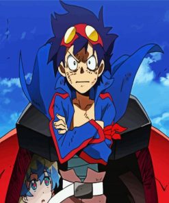 Gurren Lagann Simon paint by number