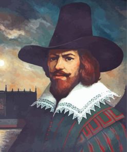 Guy Fawkes paint by numbers