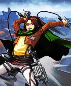 Hanji Zoe Anime Girl paint by number