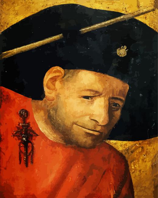 Head Of A ABlberdier By Bosch paint by number