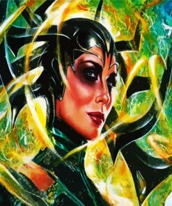 Hela Goddess Of Death Marvel paint by number