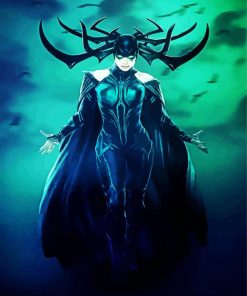 Hela Goddess Of Death paint by number