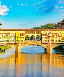 Italy Ponte Vecchio paint by numbers