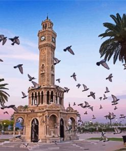 Izmir Clock Tower paint by numbers