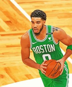 Jayson Tatum Basketball paint by numbers