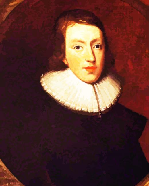 John Milton Vintage paint by numbers