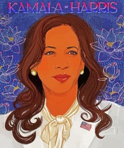 Kamala Harris Art paint by number