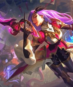 Katarina League Of Legends Game paint by numbers