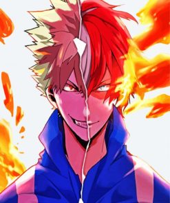 Katsuki Bakugo And Shoto Todorok paint by number