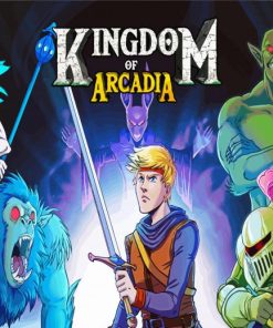 Kingdom Of Arcadia Video Game paint by number