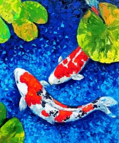 Koi Fishes paint by number