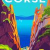 La Corse Poster paint by number